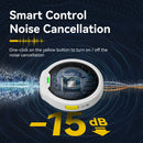 Hollyland LARK M2 White Wireless Lavalier Microphone LED Lights Omnidirectional 300m Range 10H Worktime Vlogging Live Streaming